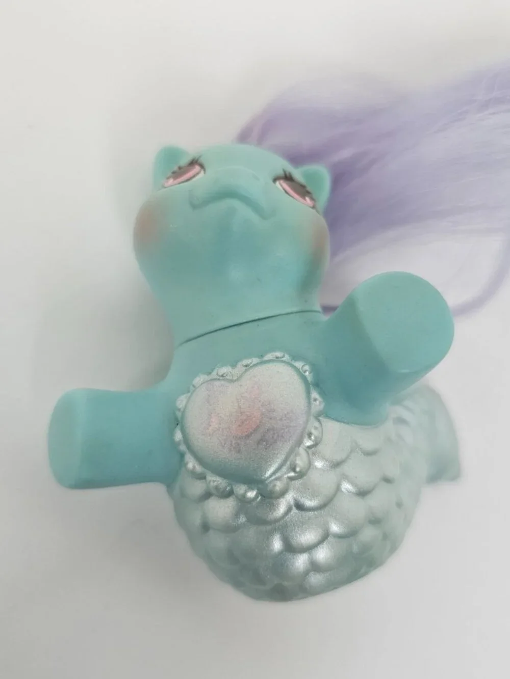 1991 My Little Pony G1 Hasbro Baby Blue Sea Princess Fancy Mermaid Vintage Flaws